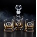 Gift for Retired United States Air Force Veteran  Whiskey Decanter Set  Personalized US Air Force Officer gift