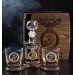Gift for Retired United States Air Force Veteran  Whiskey Decanter Set  Personalized US Air Force Officer gift