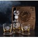 gift for men Personalized whiskey gift set,gifts for dad,Whiskey decanter,Game master, Dragon, geek culture, fantasy