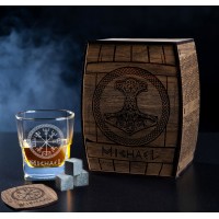 Personalized whiskey gift set - set number 85