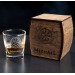 Vegvisir, runic compass, ouroboros, Viking, Personalized whiskey gift set