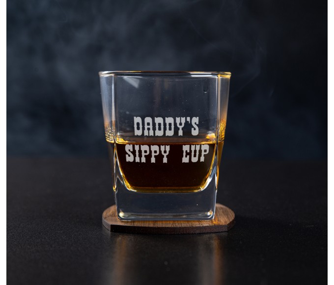 Personalized Whiskey Gift Set daddy's sippy cup