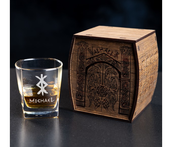 Personalized whiskey gift set,- set number 96 