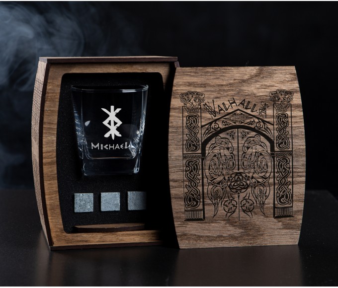 Personalized whiskey gift set,- set number 96 