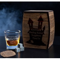 Personalized whiskey gift set - set number 82