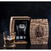 Hero from the game, gift for a geek, for the comic book lover, gift for gamer, gift for men, Personalized whiskey gift set