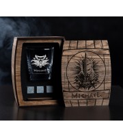 Personalized whiskey gift set,- set number 84 