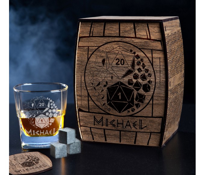 Personalized whiskey gift set,- set number 88 