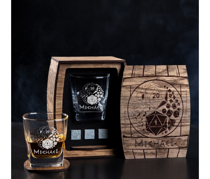 Personalized whiskey gift set,- set number 88 
