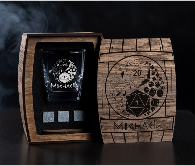 Personalized whiskey gift set,- set number 88 