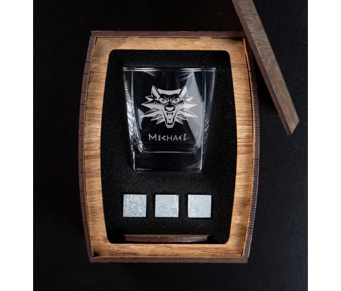 Personalized whiskey gift set,- set number 88 
