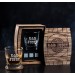 Personalized gift set of whiskey  dad juice
