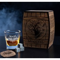 Personalized whiskey gift set - set number   87