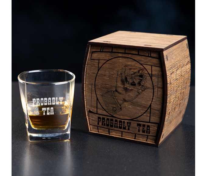 Personalized Whiskey Gift Set probably tea