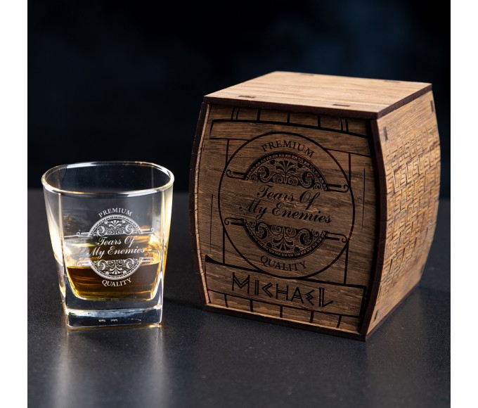 Personalized Whiskey Gift Set tears of my enemies