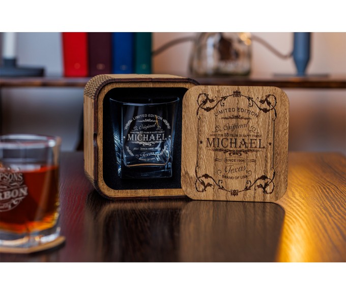 Personalized whiskey gift set , gift for dad, for husband, custom gift, personalized, a gift with a name