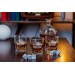 Personalized Viking ship whiskey glass 