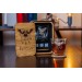 Personalized viking compass whiskey glass 