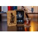  Personalized whiskey gift set in wood box  