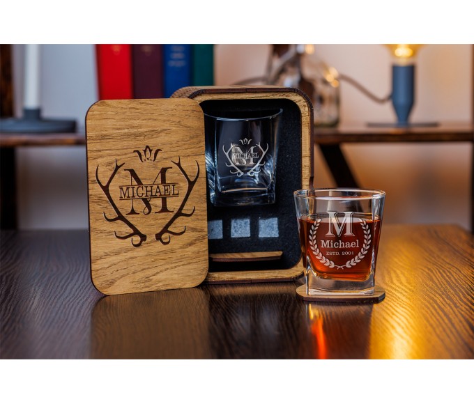 Custom Engraved Personalized Whiskey Glass, Old Fashioned Bourbon Glass, Bourbon Glass, Personalized Gifts