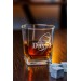  Personalized whiskey gift set in wood box  
