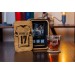  Personalized whiskey gift set in wood box  
