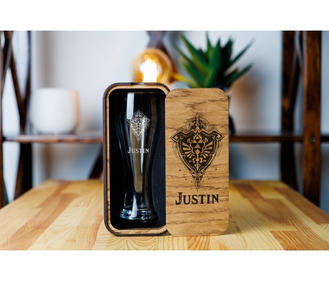 Personalized beer gift set 