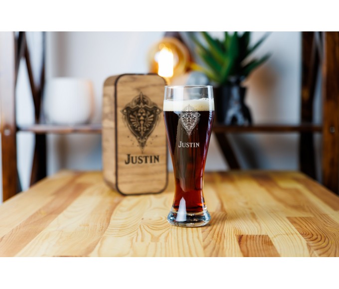 Personalized beer gift set 