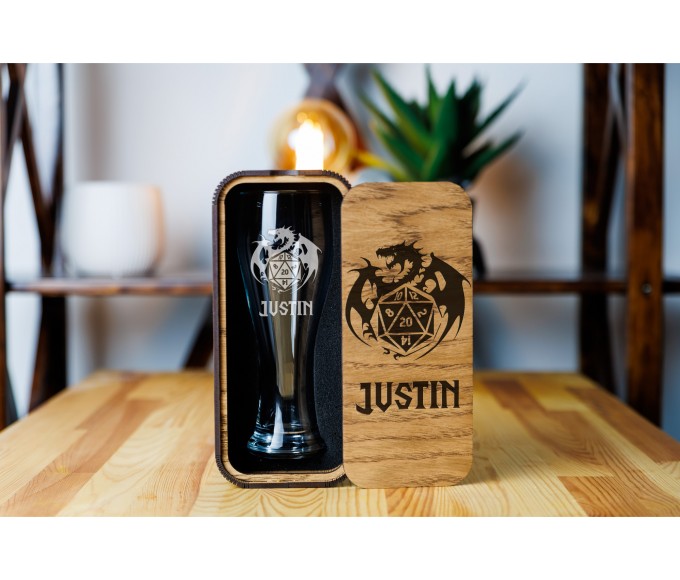 Personalized beer gift set
