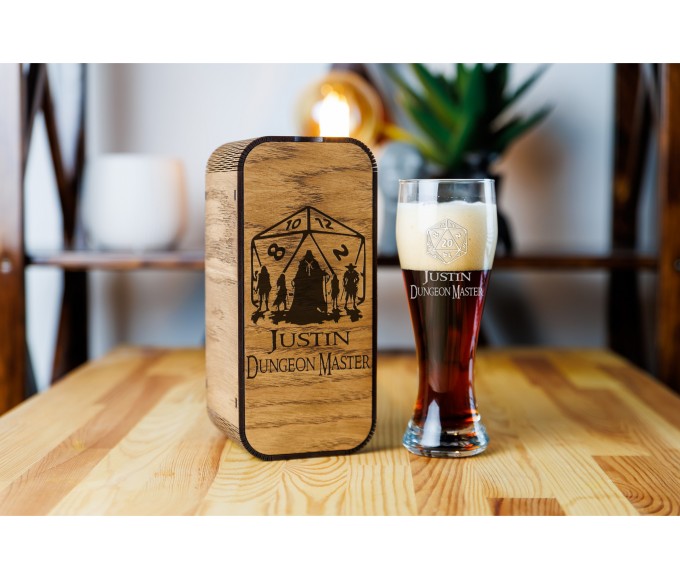 Personalized beer gift set Game master