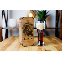 Personalized beer gift set Valkyrja Norse mythology 