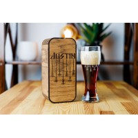 Personalized beer gift set Viking compass
