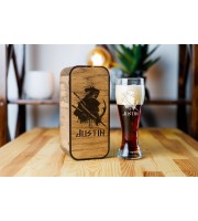 Personalized beer gift set Samurai 