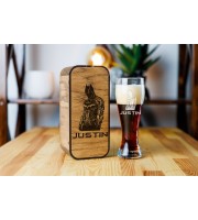 Personalized beer gift set 
