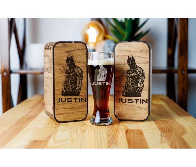 Personalized beer gift set 