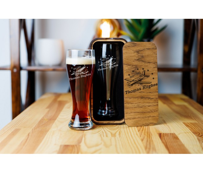 Personalized beer gift set Aviator