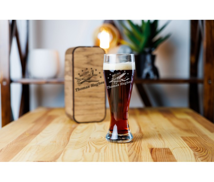 Personalized beer gift set Aviator