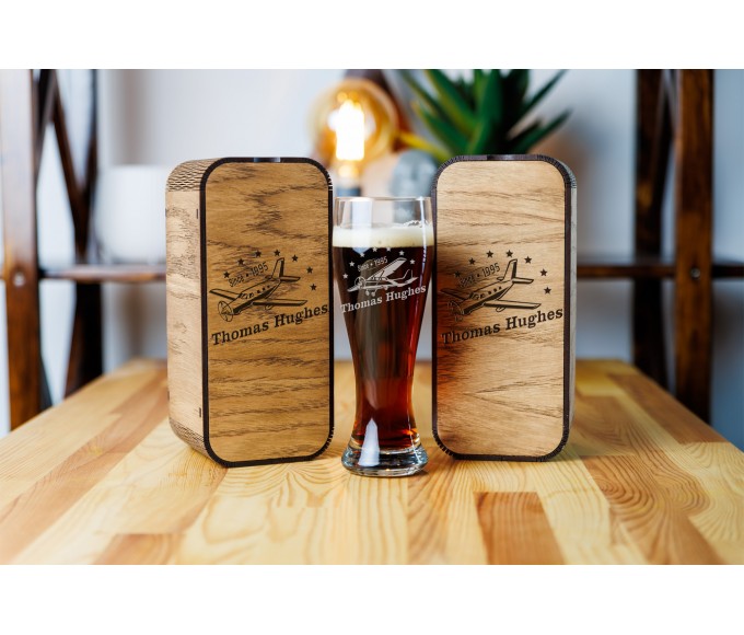 Personalized beer gift set Aviator