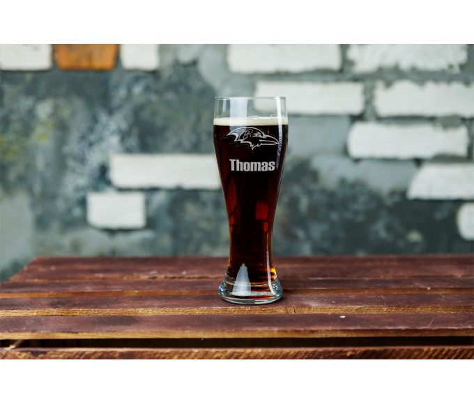 Personalized beer gift set   Baltimore football