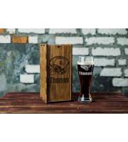 Personalized beer gift set   Jacksonville  football