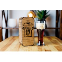 Personalized beer gift set Denver football