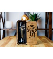 Personalized beer gift set Carolina football