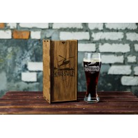 Personalized beer gift set 