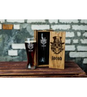 Personalized beer gift set 