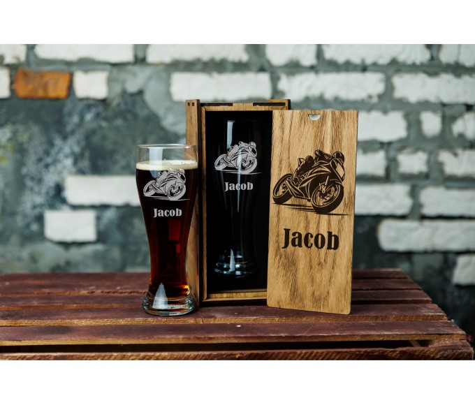 Personalized beer gift set 