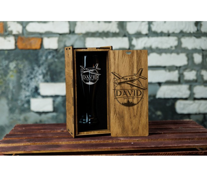 Personalized beer gift set 
