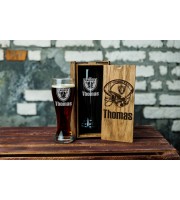 Personalized beer gift set   Las Vegas football 