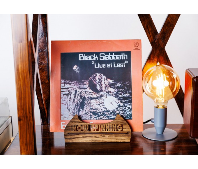 Personalized Vinyl Record Stand gift set 