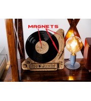 Personalized Vinyl Record Stand gift set 
