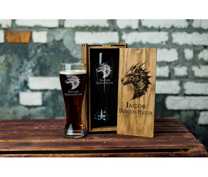 Personalized beer gift set 